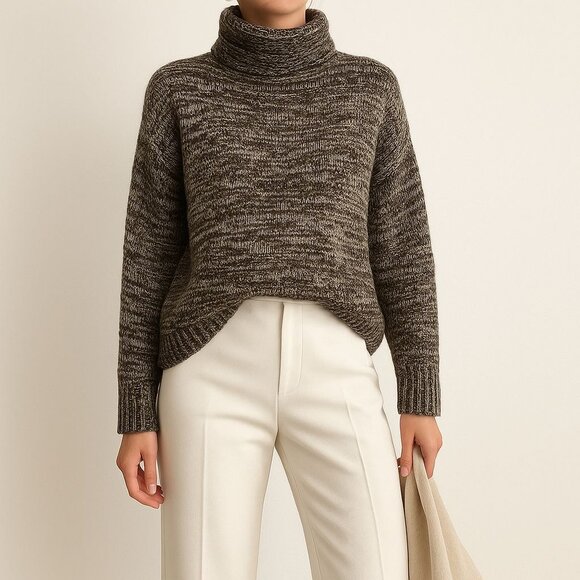 Christian Siriano Sweater Wool Blend Size XS Cozy Chunky Textured Knit Oversized - Picture 1 of 10